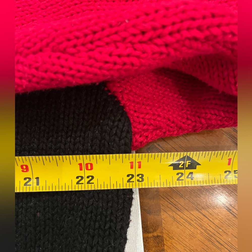 Vintage Red and Black Dalmatian Women's cardigan Sweater. Absolutely adorable! - Picture 11 of 13